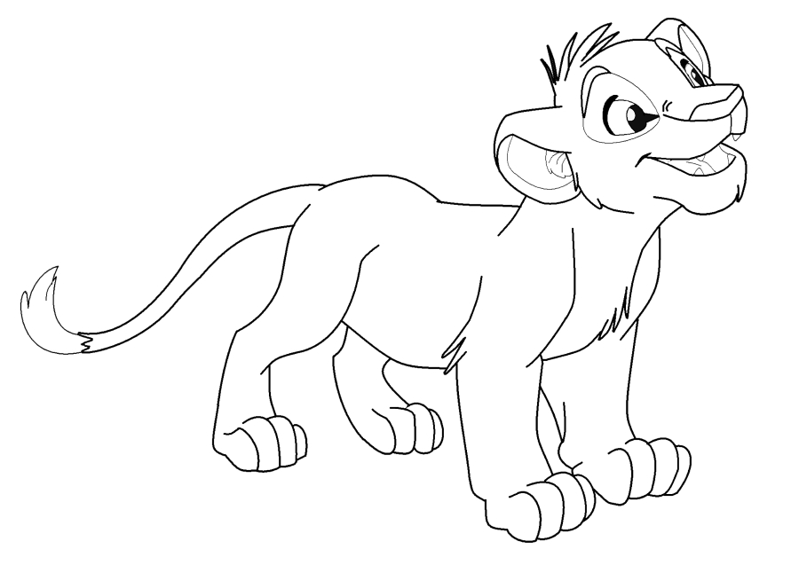 Löwenbaby Simba